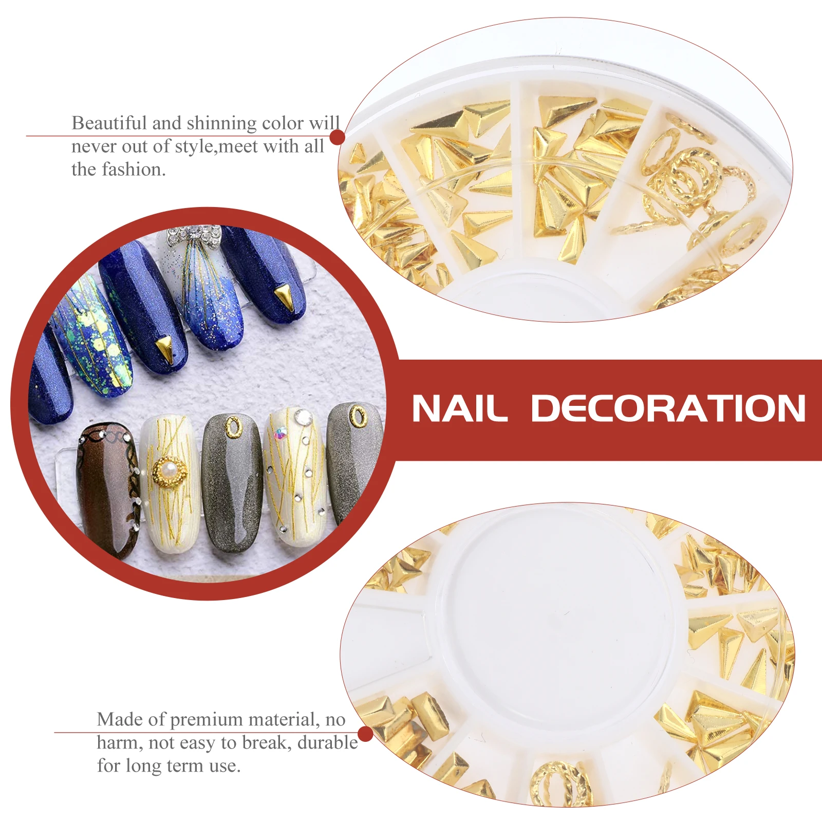 

Premium Material Shining Color Nail Decoration Diy Manicure Accessories For Fashionable Nails