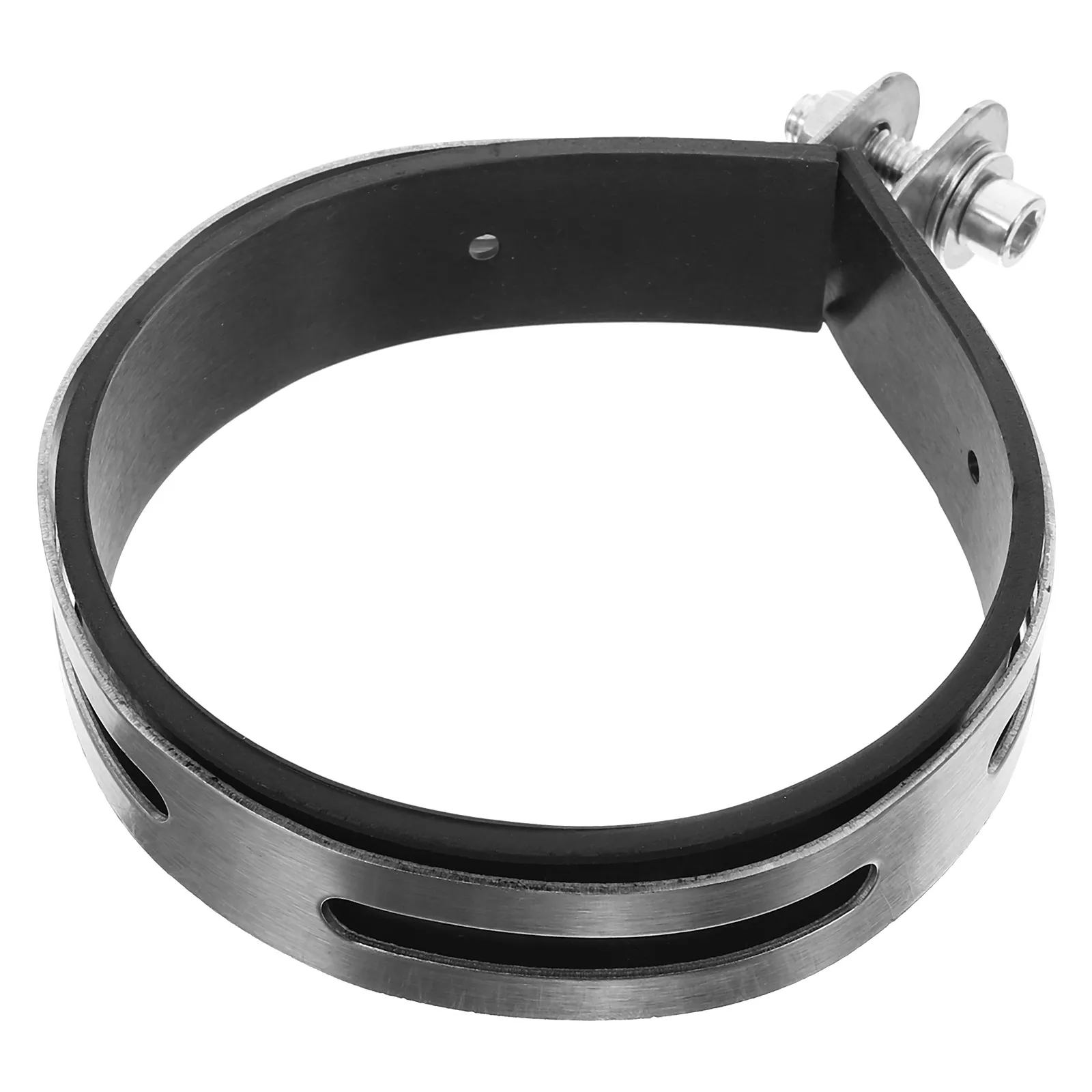 ท่อไอเสียท่อClamps 110-115 มม.เส้นผ่านศูนย์กลางภายในทนทานBand Clampชุดซ่อมรถจักรยานยนต์ปรับท่อไอเสียCouplerไอเสีย
