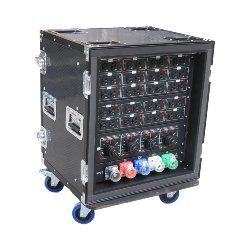W-19 Customized Power Distributor 20 Road 20A American Edison Plugs Output 4 Road 19 Pin Output Power Distribution Box
