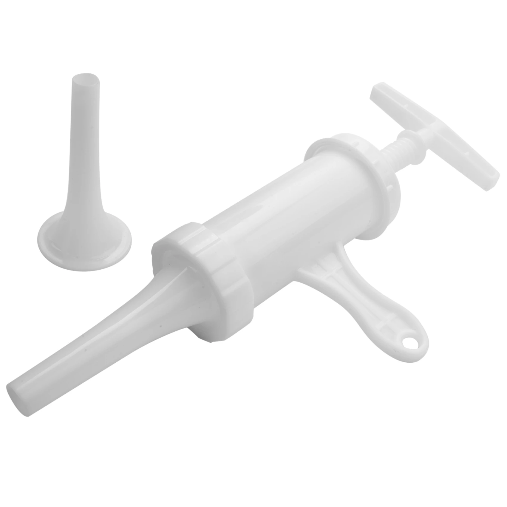CMHI-Manual Sausage Maker Meat Stuffer Filler Hand Operated Salami Maker Funnel Hand Tools (Sausage Stuffer Barrel)