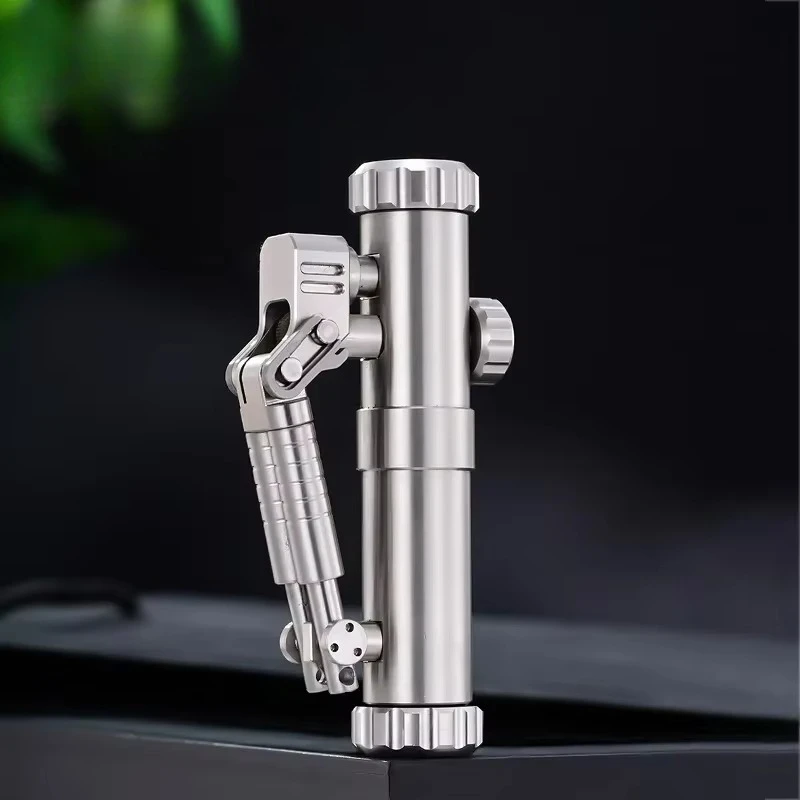 F777Q Retro Kerose Lighter Stainless Steel Mechanical Press Ignition Vintage Windproof Petrol Lighter Trending Social Media