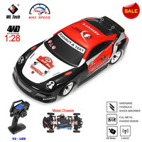 WLtoys K969 V3 4WD 1:28 Mini RC Racing Car 2.4G LED Remote Control High Speed Off-Road Drift Toys Vehicle Children Kids Gift