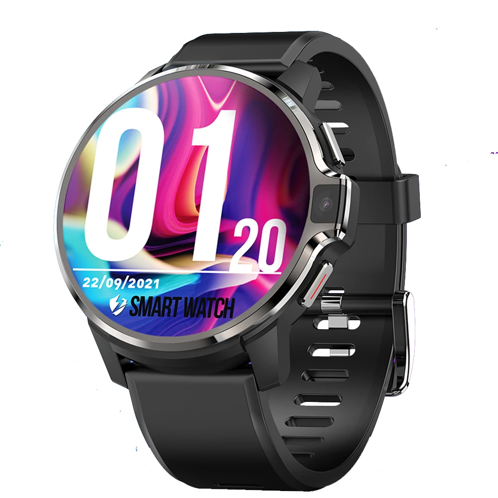 ساعة ذكية 4G أندرويد 9.1 نظام مزدوج 4G 128GB LTE 4G GPS 1050 mAh رجل Smartwatch 2025 كاميرا مزدوجة للرجال بيع حقيقي #1
