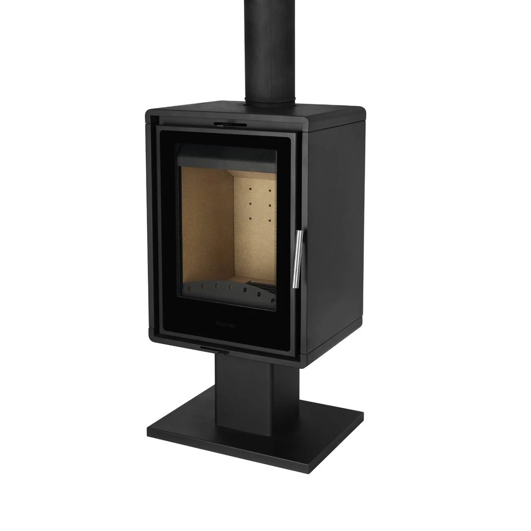 Factory Direct Modern Freestanding Steel Wood Burning Fireplace For Indoor Home Heating
