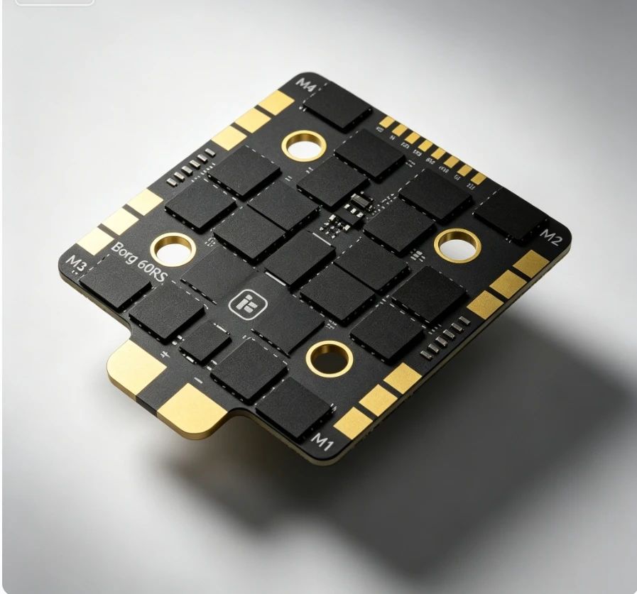 

iFlight Borg 60RS 4-in-1 ESC 4-8S Lipo 20x20mm Mounting Holes Brushless Speed Controller for FPV Drone