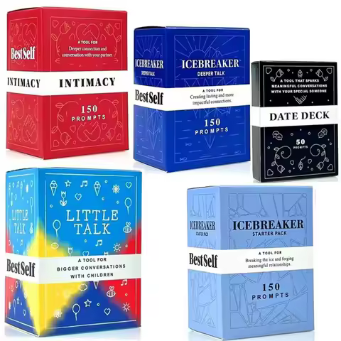 Icebreaker Deeper-Ultimate Talk Game Deck, Intimacy Conversation Starter Deck, Powerful Tool, Strengthen Relationships Card Game