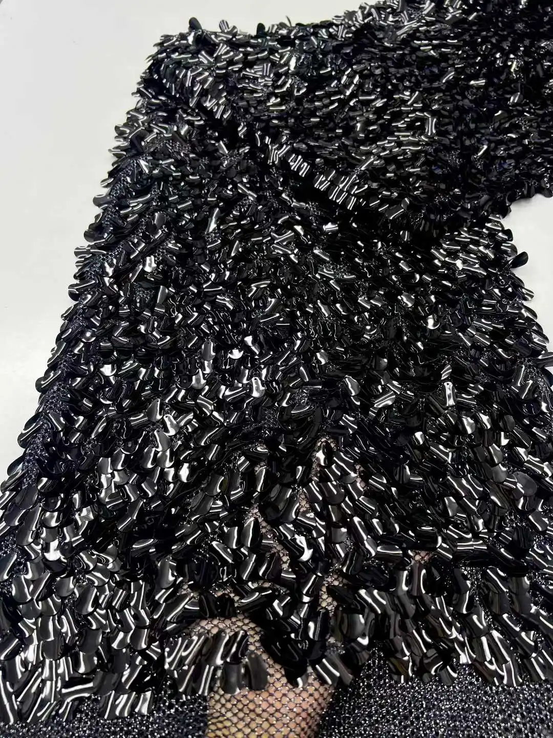 قماش دانتيل شبكي فرنسي مطرز 2025 جودة عالية فاخرة من التول الأفريقي ترتر أقمشة الدانتيل النيجيري صافي فساتين زفاف العروس-Z