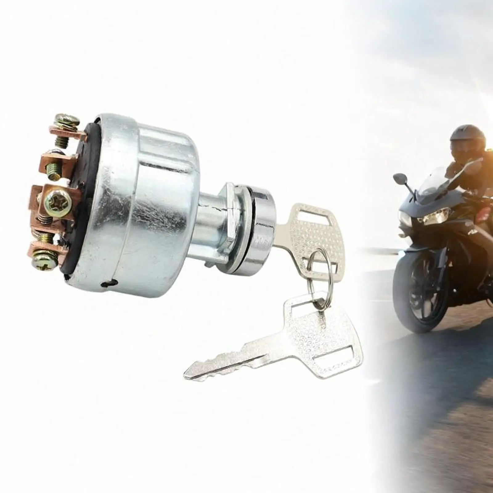 

Motorcycle Ignition Switch with Keys Lock Cylinder for 22B-06-11910