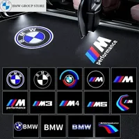 BMW GROUP 2/4Pcs Car HD Led Door Welcome Light For BMW E90 E92 M3 E60 E61 E65 F01 F02 F10 F30 F48 G30 G38 X1 X2 X3 X4 X5 X6 X7 M
