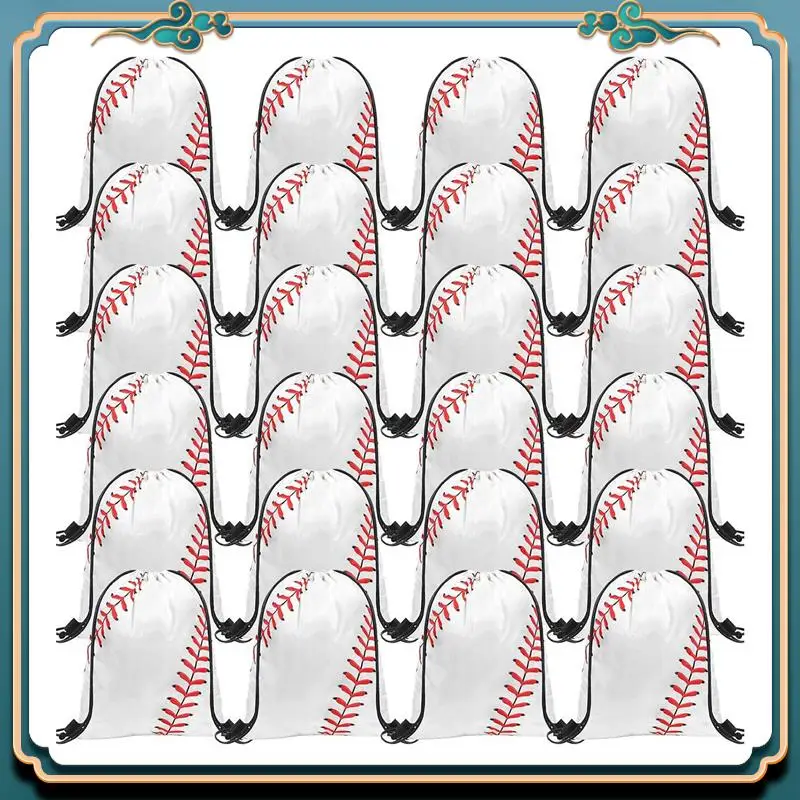 

Latest 24 Pcs Sports Drawstring Bag Sports Gym Drawstring Bag Backpack With Drawstring For Adults Baseball Drawstring