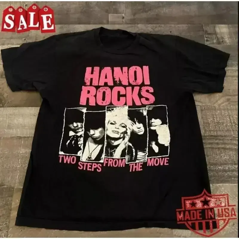 New Hanoi Rocks Two Steps Band For Fans S 4XL T Shirt
