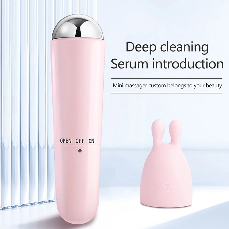 &1Pc Eye Beauty Device Facial Massager Therapy Wand For Relax Eye Dark Circles Eye Bags Puffiness Skincare Tool