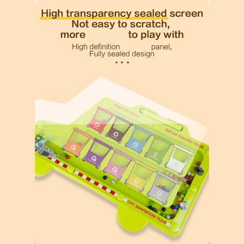 

Early Education Maze Color Sorting Toy for Toddler Sensory Development