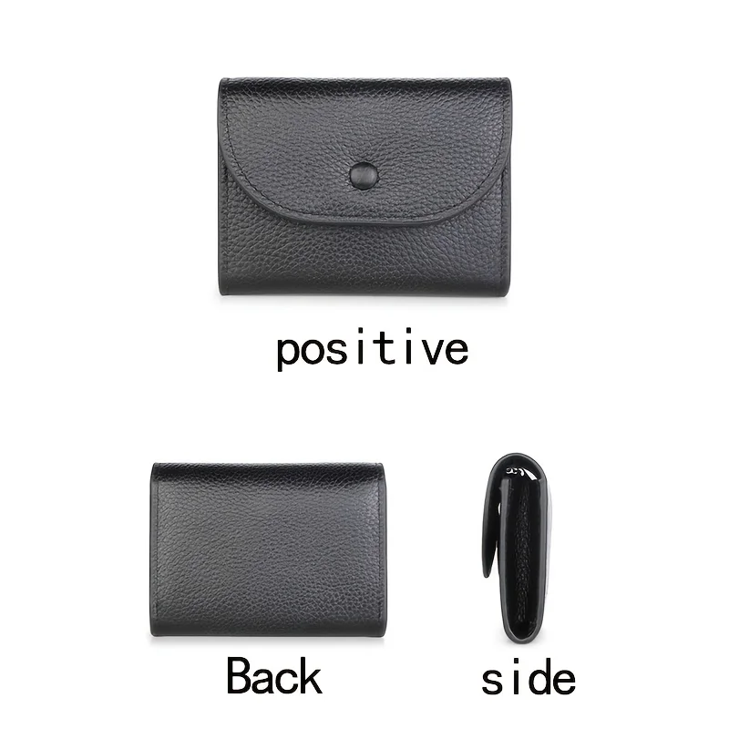 New Mini Coin Purse for Women, 2‑in‑1 Fashion Card Holder Wallet, Compact Pouch for Men