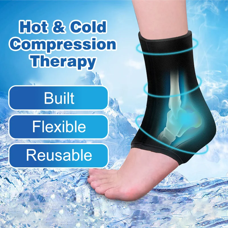 

Ankle Ice Pack Wrap Heel for Pain Relief to remove swelling repair support Cold compress Hot compress joint ligament sprain