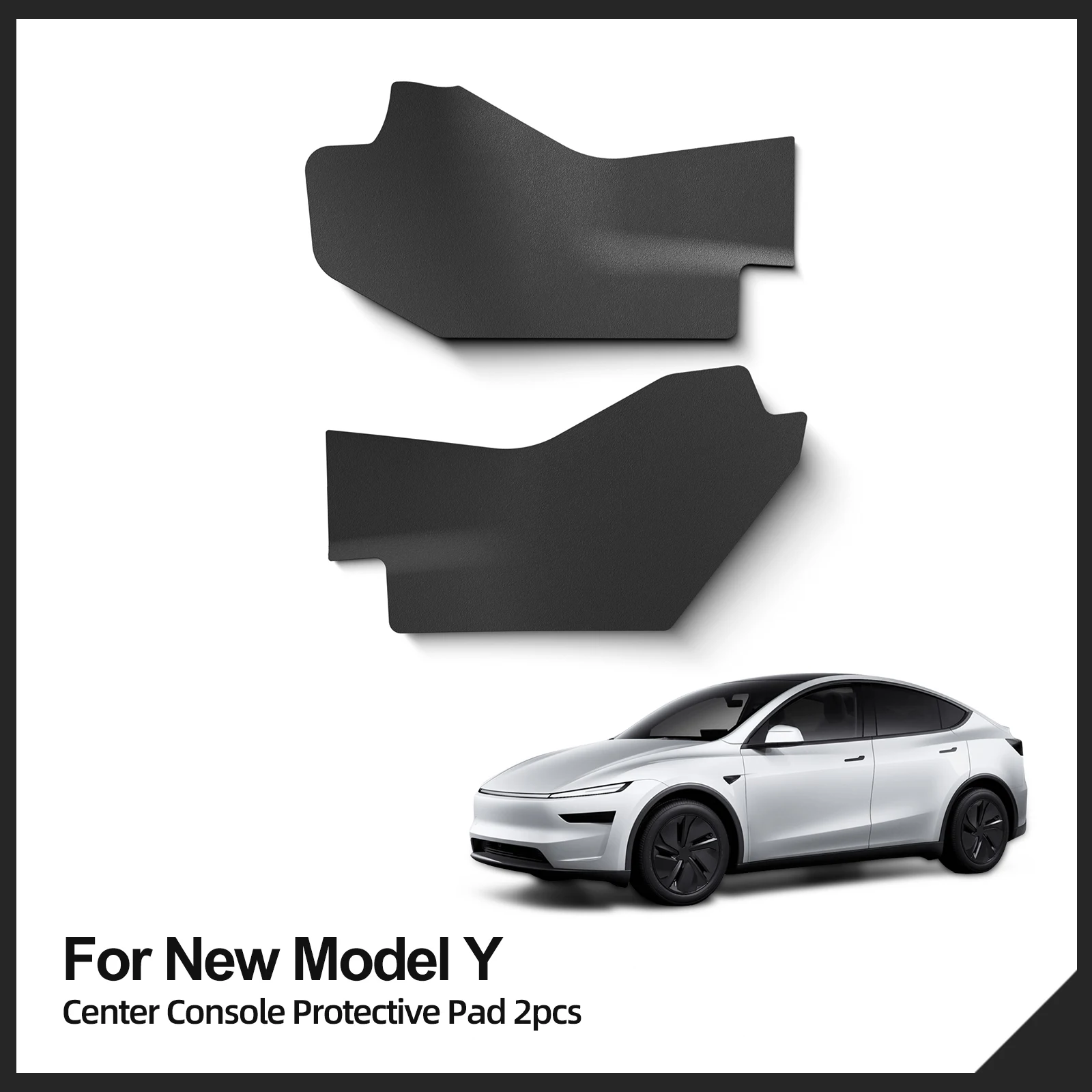 for Tesla Model Y Juniper/Launch 2025 Car Central Control Side Anti Kick Pad Accessories Air Outlet Anti Kick Pad Protective Mat image 2