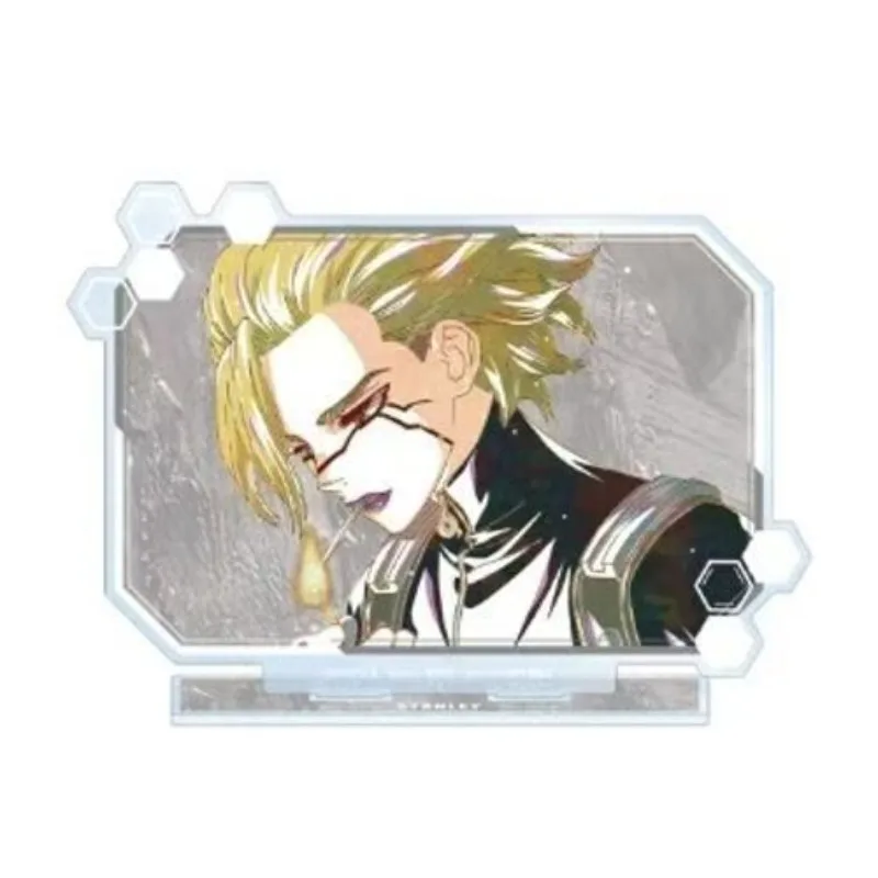 Anime Peripherals Senku Ishigami Figure Acrylic Stand Xeno Houston Wingfield Figurine Standing Plate Decoration Collection Toys