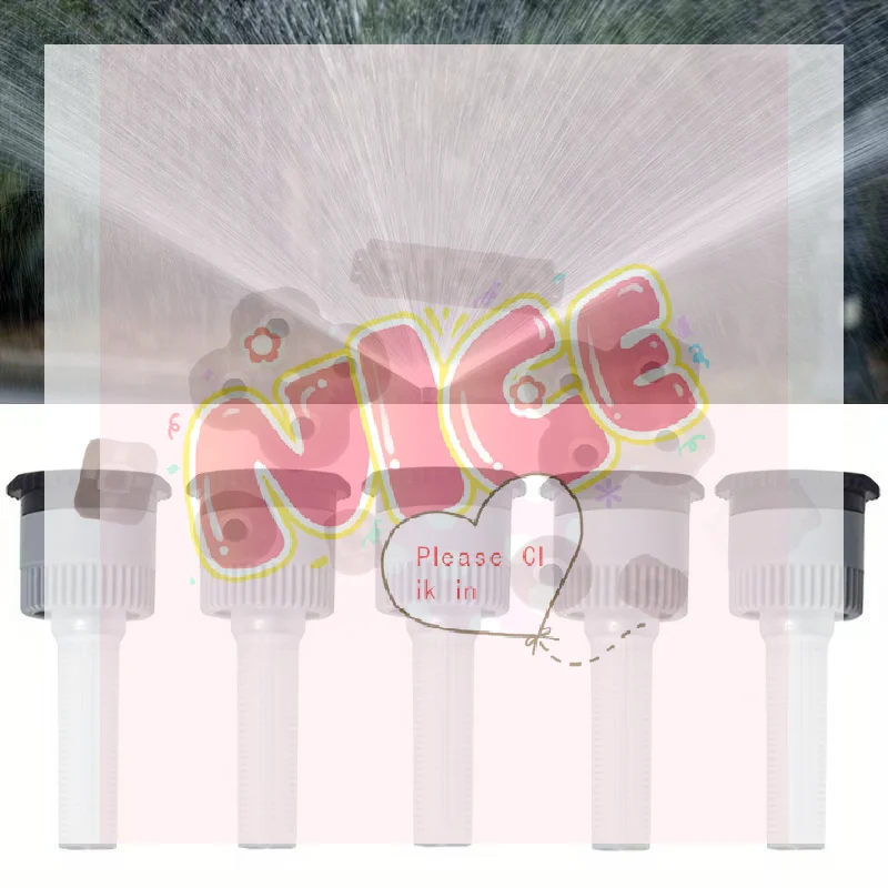 【BA】1pcs Adjustable Garden Sprinkler Nozzles Uniform Spray Anti Clog Filter For Lawn Yard Irrigation Plant Care