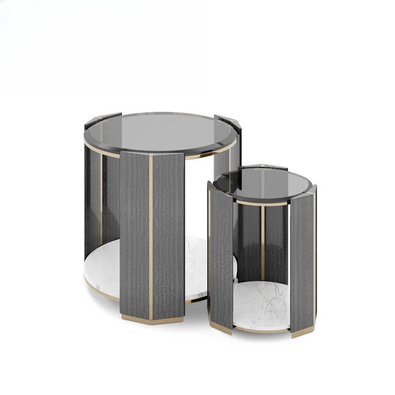 Creatieve lage theetafel