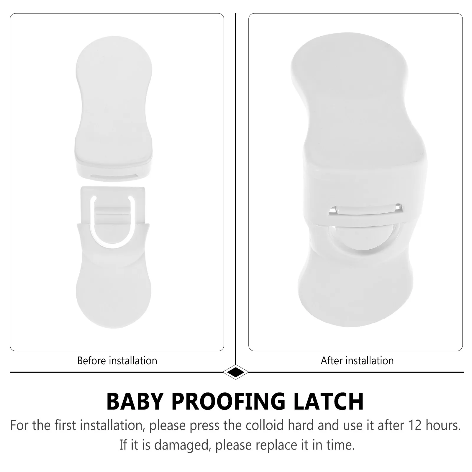 

6Pcs Baby Safety Locks Cabinet Drawer Door Latch Childproof Locks for Cabinets Bookshelves Desk Drawers Baby Proofing Essential