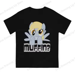 Derpy Hooves - Muffin Cotton Short Sleeve T-shirt Men Women Trend Fun Mlp Summer Creativity Tops
