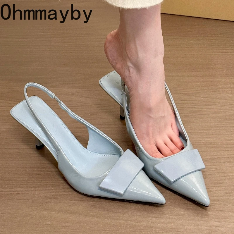 

2026 Summer High Heel Women Sandals Fashion Cover Toe Singbacks Shoes Street Style Banquet Party Dress Sandalias Shoes