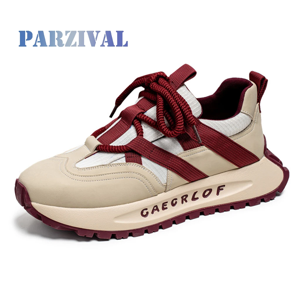 PARZIVAL New Fashion Casual Shoes for Men Breathable Vulcanize Shoes High Quality Sport Running Sneakers Zapatillas De Deporte