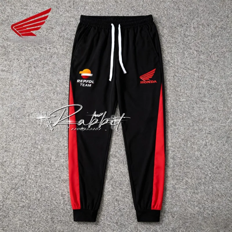 2025/26 新型ホンダレーシングチーム カジュアルファッション スポーツパンツ メンズ モト レーシング オフロード 自転車 速乾 日焼け止めパンツ