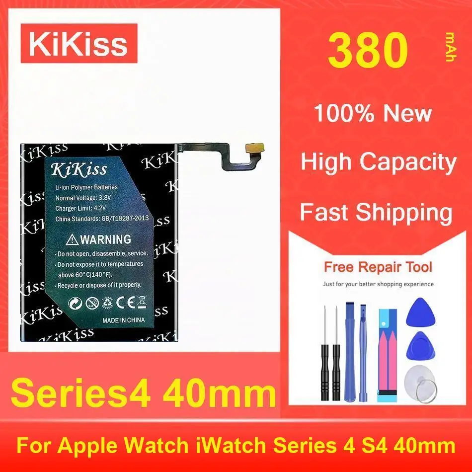 

Kikiss Battery 380Mah Series4 40Mm For Apple Watch Iwatch Series 4 S4