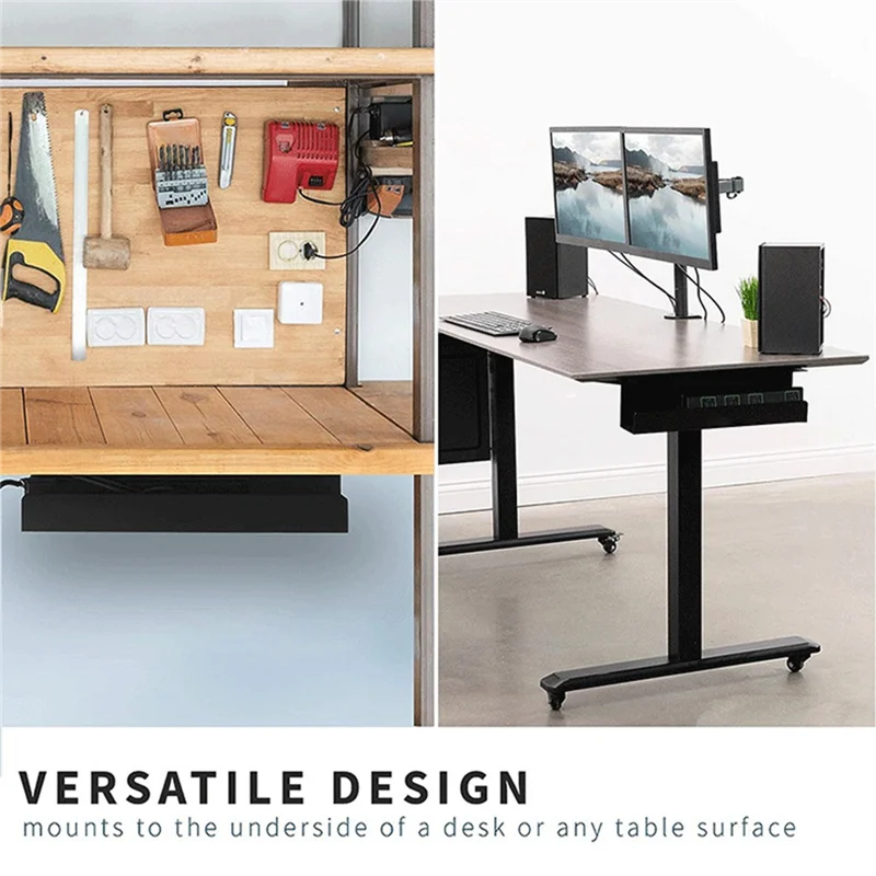 صينية إدارة الكابلات تحت المكتب، حامل حزام الطاقة، مدير الحبل المعلق، مناسب للمكتب والمنزل، متين وسهل الاستخدام