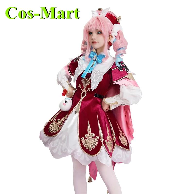 

Cos-Mart Honkai: Star Rail Hyacine Hyacinthia Cosplay Costume Dress Lolita Lovely Combat Uniform Role Play Clothing New Game