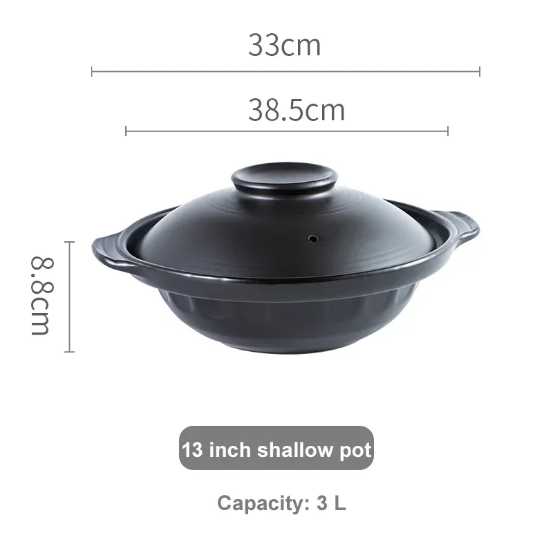 Koreaanse Pot Braadpan Aardewerk Soeppan Gestoomde Rijst Gestoofde Kip Rijst en Hittebestendige Claypot Rijst Gas Claypot