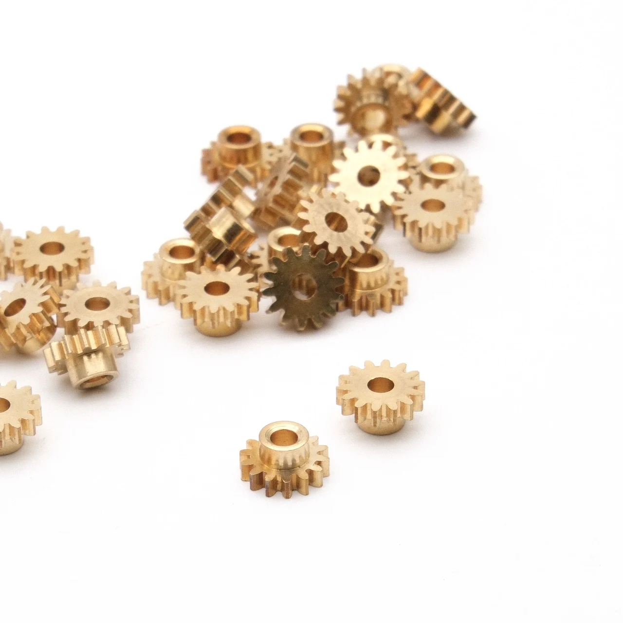 0.5M Copper Spur Gear DIY Model 8/9/10/11/12/14/15/16/20/26/32 Teeth Motor Drive Pinion
