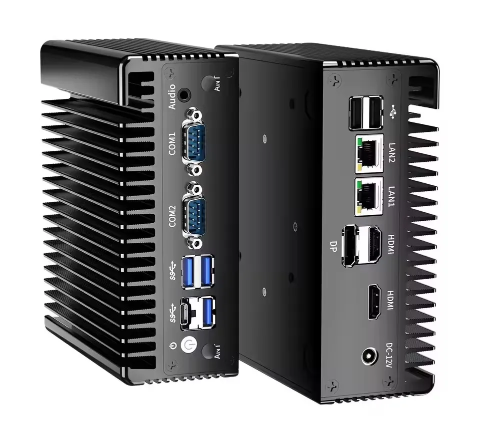 Topton Intel N150/N100ファンレスミニPC、2x2.5G NIC、2xCOM、NVMe