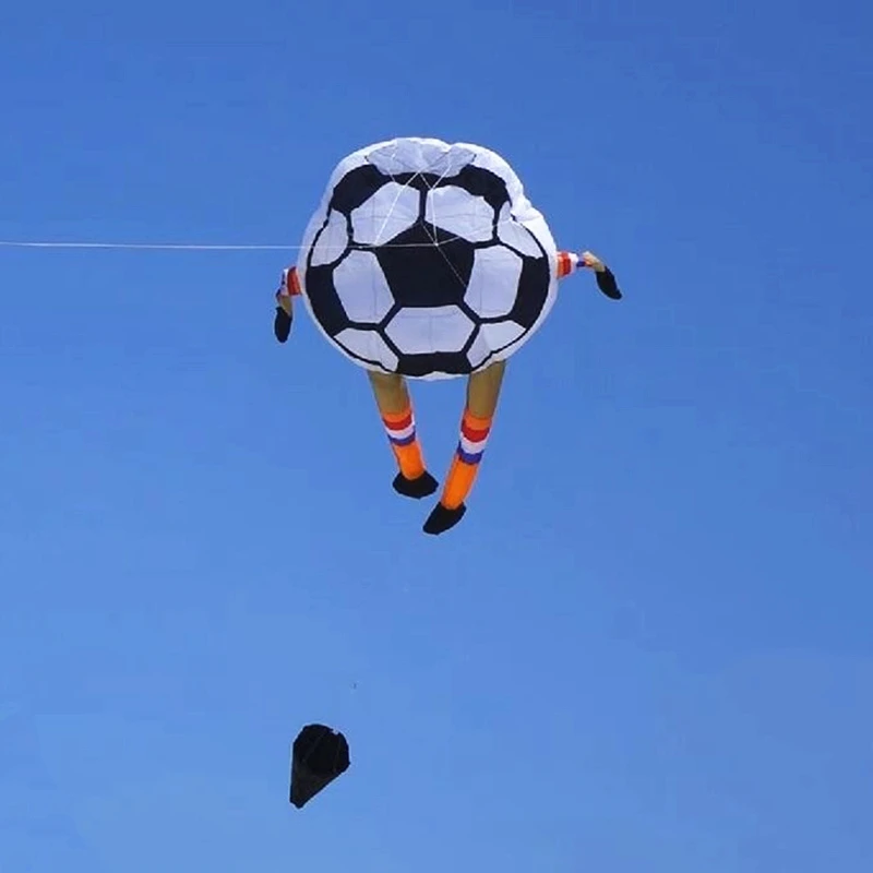 free shipping football kite large soft kites flying for adults nylon kites windsocks kitesurf equipment outdoor games Puppy fun