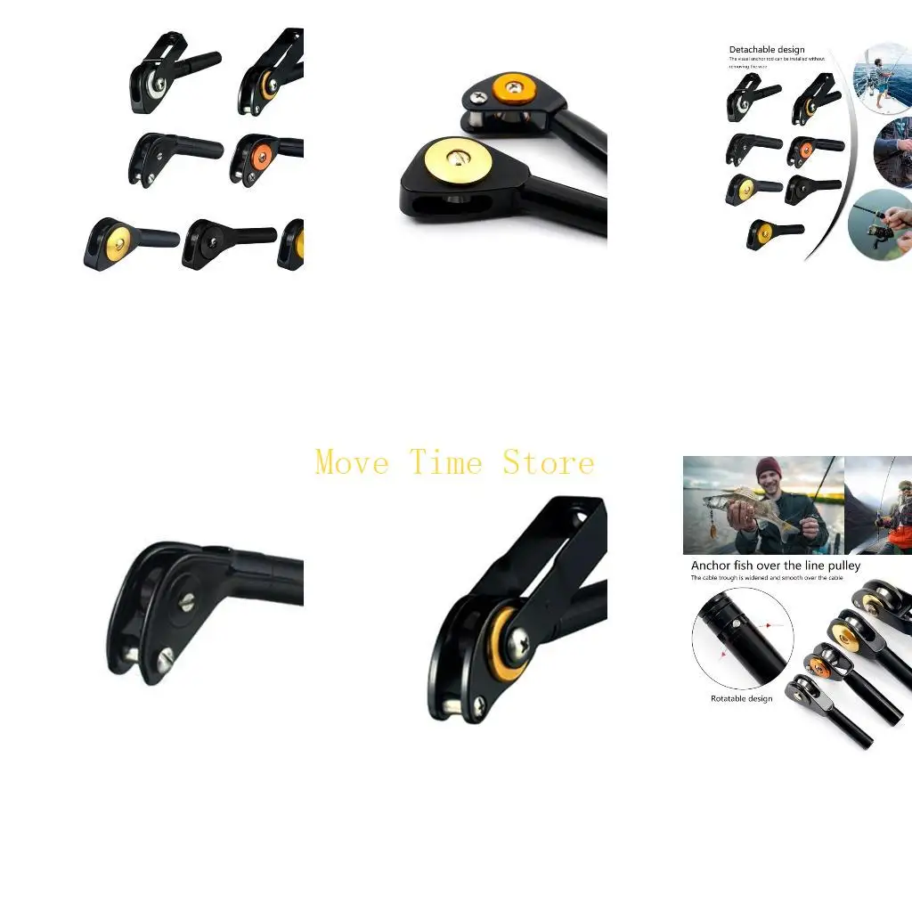 

92ME Fishing Rod Guide Tip Fishing Rod Guide Tip Double Roller Guide Tip Roller Rings Fishing Trolling Tackle Accessories