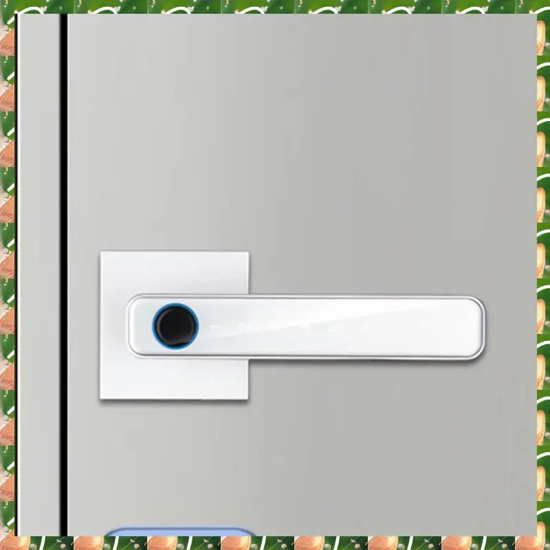 

JAJA Biometric Fingerprint Smart Home Door Lock Password Electronic Digital Lock Control Silver(A) Durable Easy To Use