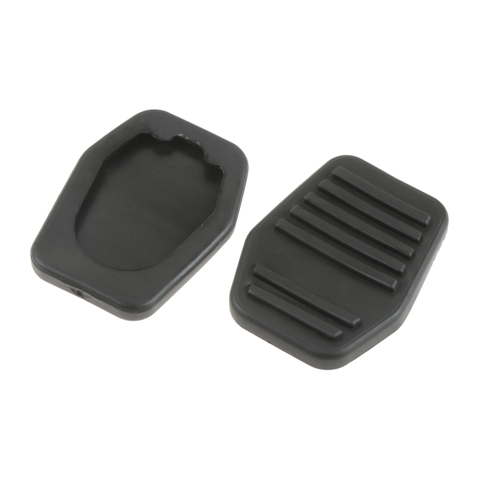 2Pcs Car Rubber Brake Clutch Foot Pedal Pad Covers 6789917 for Ford Cougar Focus MK1 Fiesta MK5 Fusion CBK JU KA Figo Mondeo MK3