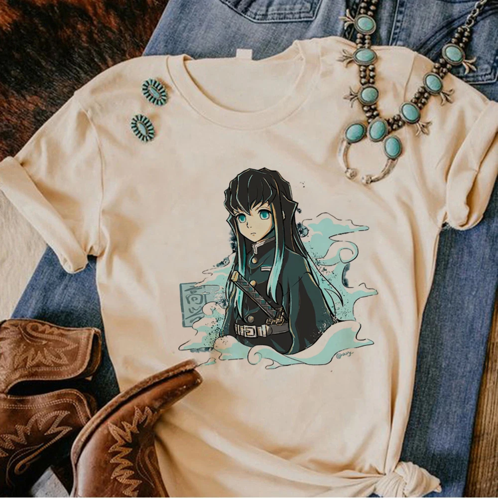 Muichiro Tokito t shirt women manga summer anime tshirt girl comic anime clothing