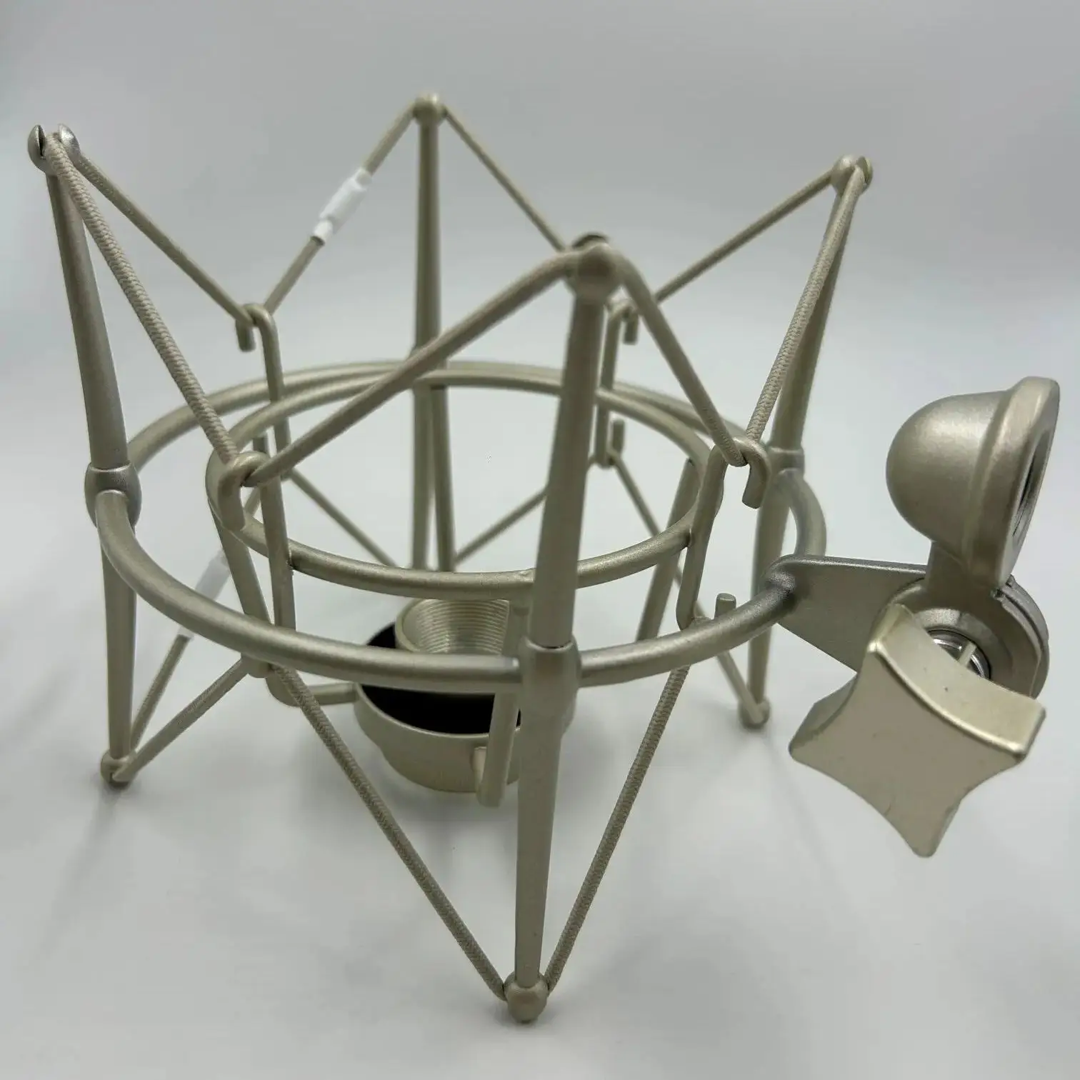 Montaje de choque de metal de alta calidad para micrófono de estudio U87, pieza de micrófono de estudio DIY