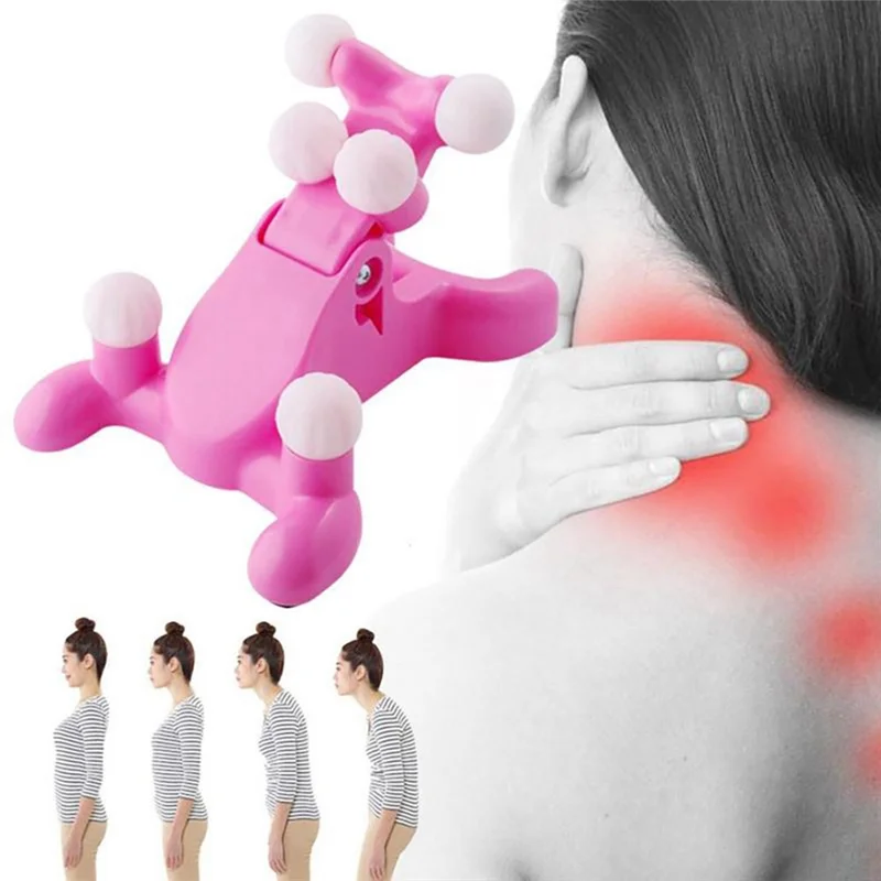 

1 PCS Cervical Traction Massage Pillow Relaxation Pain Relief Back Stretch Relaxation Neck Massager Cervical Massage Pillow