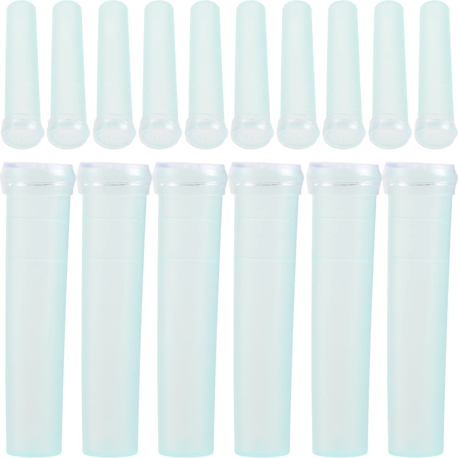 20 قطعة أنابيب حفظ الزهور الطازجة 7.2X1.8 سنتيمتر السماء الزرقاء مانعة للتسرب تخزين المياه الأزهار لزراعة الزهور ترتيب الأزهار