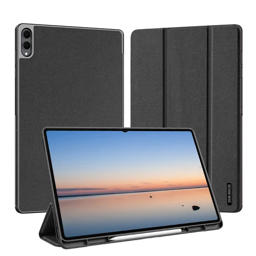 Imagen 2 del producto DUX DUCIS-funda con soporte triple para tableta Samsung Galaxy Tab S11 Ultra S11 con soporte para bolígrafo S, funda protectora para dormir y activación automática