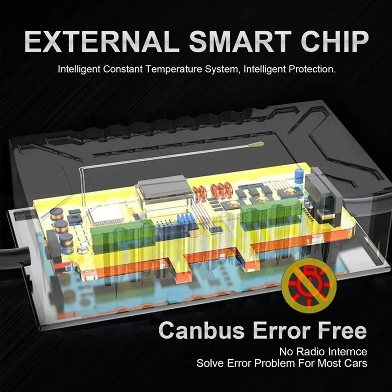 2 stks H4 LED Projector Mini Lens Auto H4 LED Koplampen Kit Conversie Grootlicht Dimlicht 120 W Turbo Fan Auto Licht Lamp