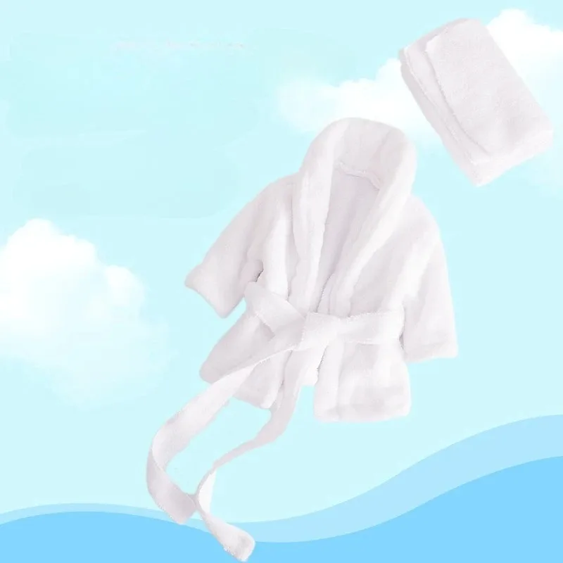 

Халат для фотосъемки новорожденных, детские купальные пижамы, одежда для фотостудии, детский утолщенный коралловый бархатный халат, пижамы