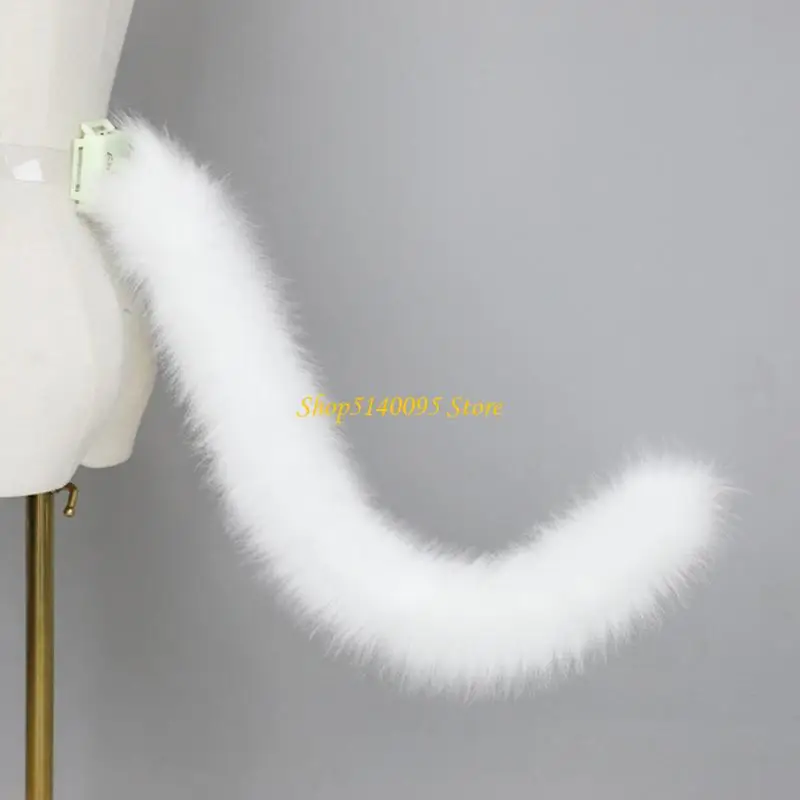 DXAE Cats Tail Wagging Tail Plush Tail Remote Control Animal Tail Anime Cosplay Accessories for Halloween Party