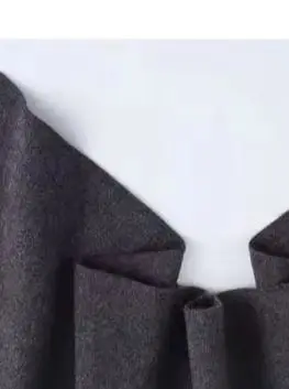 

HH женская мода универсальный однотонный воротник-стойка вязаная накидка пальто женская свободная повседневная уличная асимметричная куртка 3 цвета