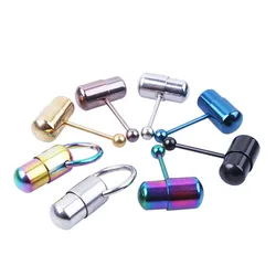 Tongue nails, European and American puncture, tongue and lip nail puncture accessories, titanium steel tongue nails, vibration r