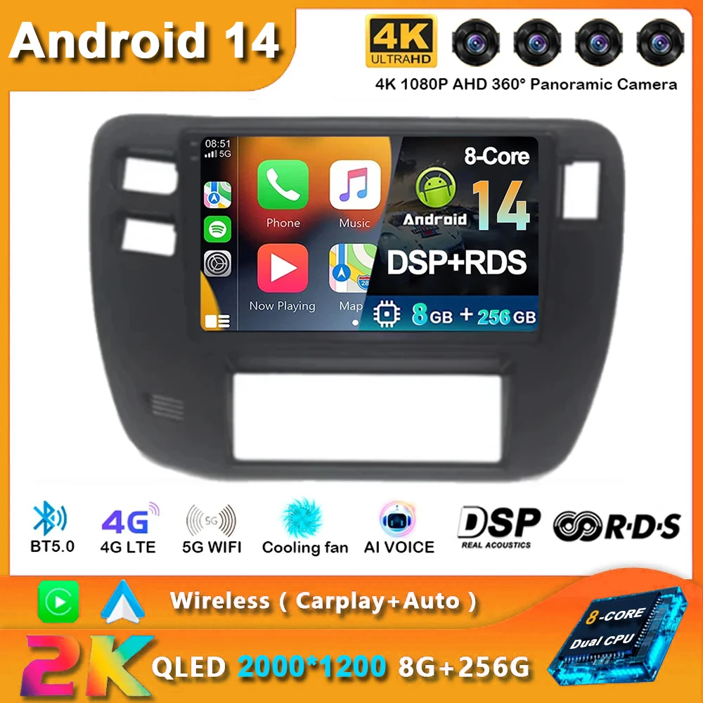 

Android 14 Car Radio For NISSAN Patrol 1997 1998 1999 2000 2001 2002 2003 2004 2005 GPS Navigation Multimedia Player Autoradio