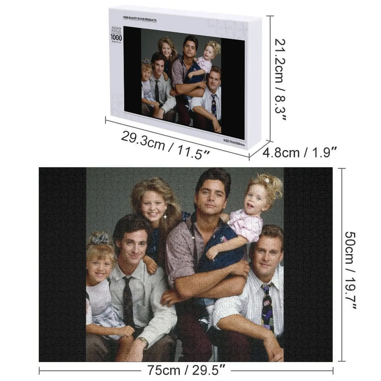 Puzzle z własnym zdjęciem, personalizowane, zabawne, inspirowane serialami, filmami, ALB34, puzzle dla dzieci, anime, zwierzęta.